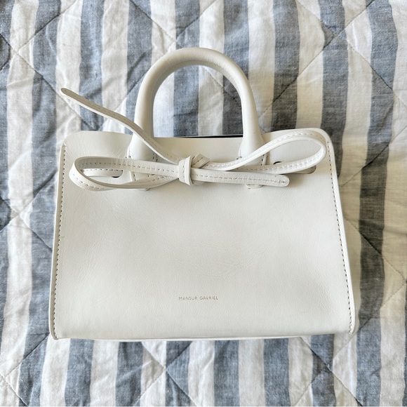 Mansur Gavriel Leather Mini Handle Bag - Picture 3 of 6